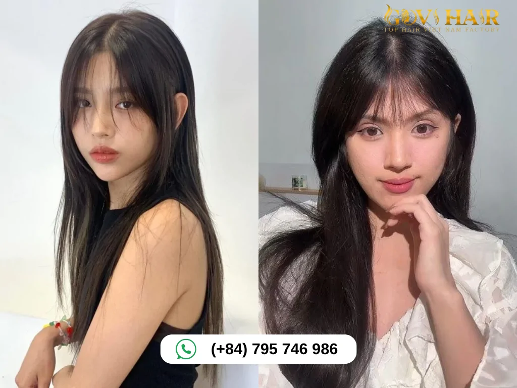 Korean Curtain Bangs: How to Cut & Style the K-Beauty Trend 17 Sleek Long Hair