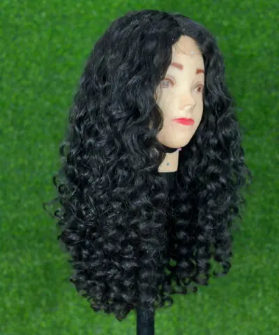 Short Curly Bob Wig Natural Color 100% Human Hair