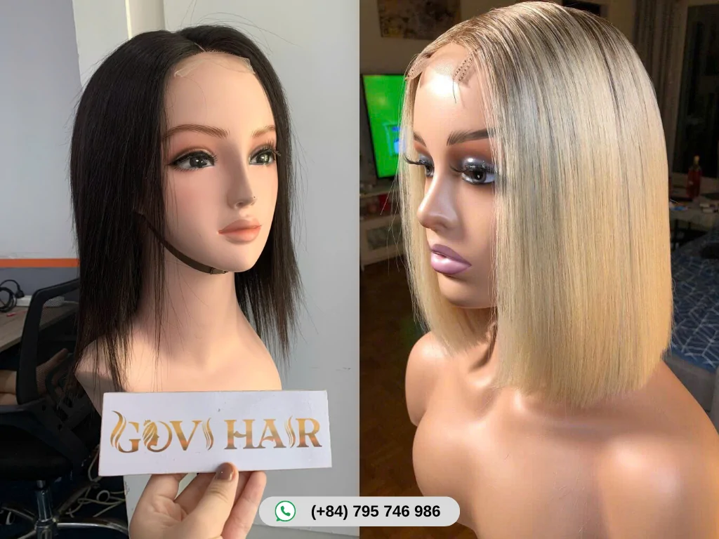 A 12 inch wig measures approximately 30 cm