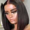 HD Lace Closure Bob Wig Silky Straight 250% 16inches