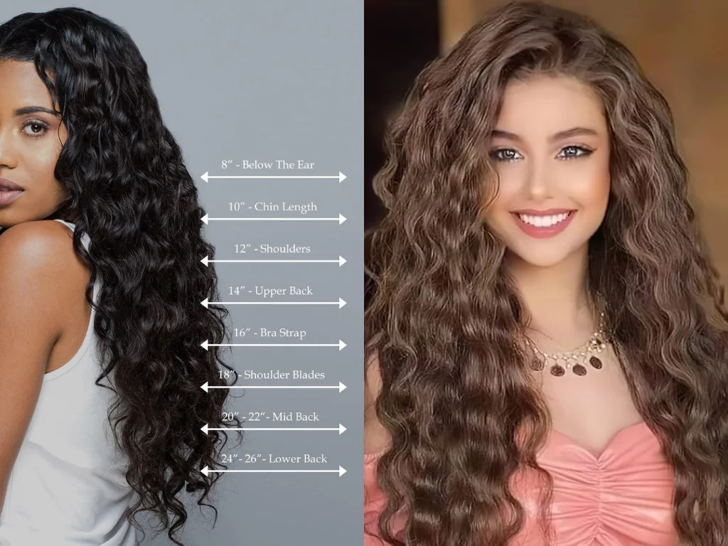 Loose curls with 24 inch length