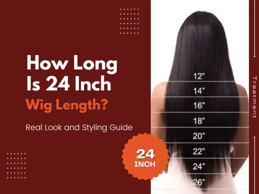 How Long Is 24 Inch Wig Length?