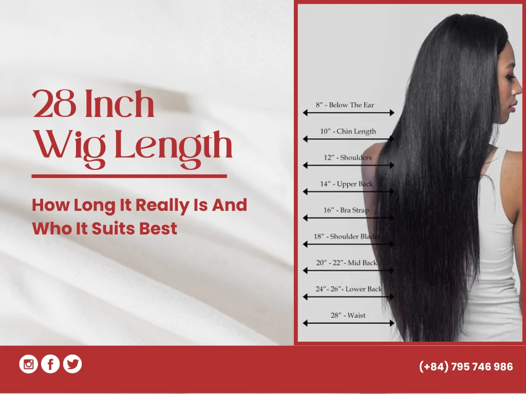 28 Inch Wig Length Chart