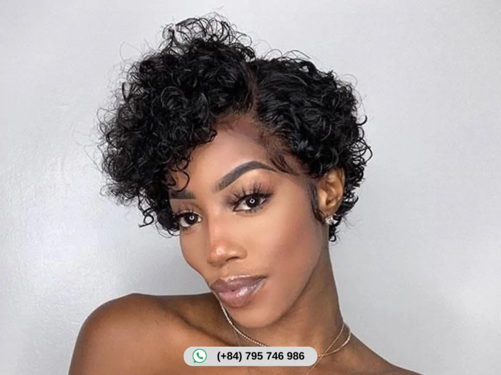 Curly Pixie Wig