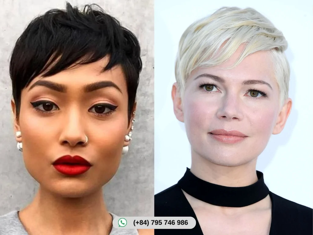 Pixie Cut with Side Bangs