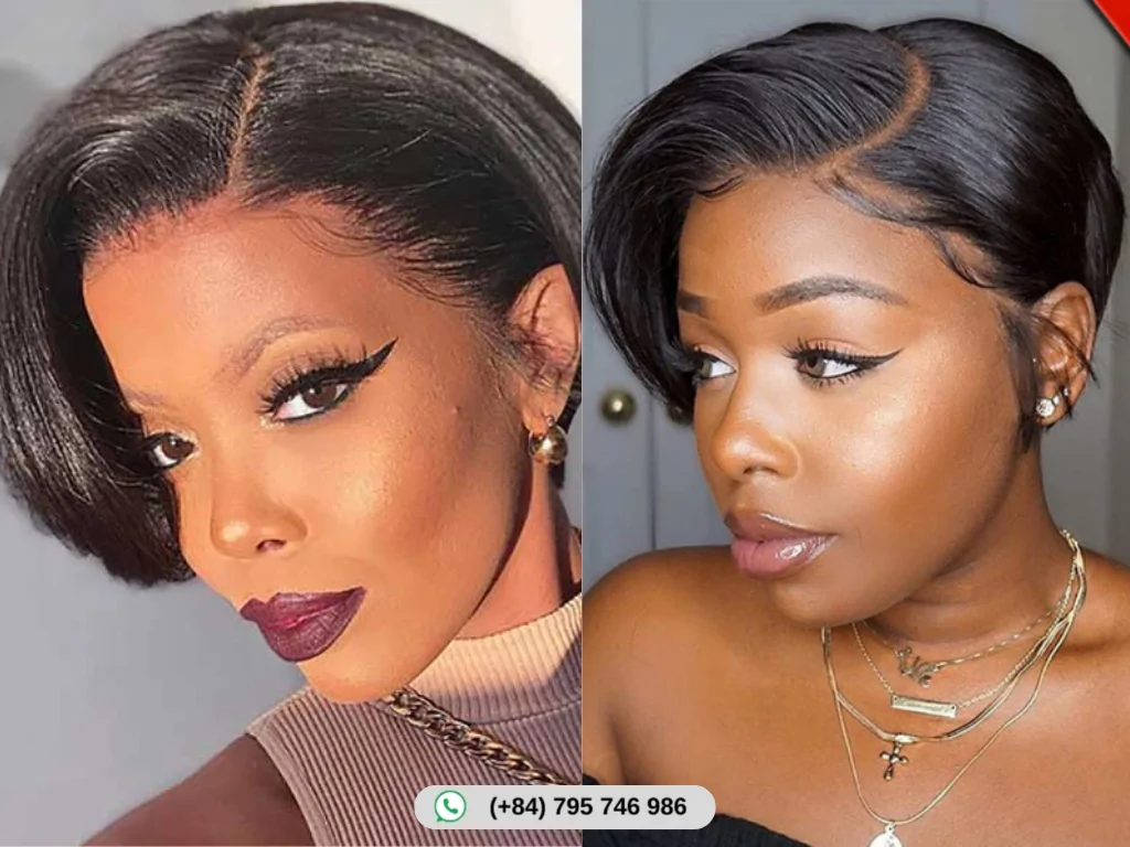 Asymmetrical Pixie Wig