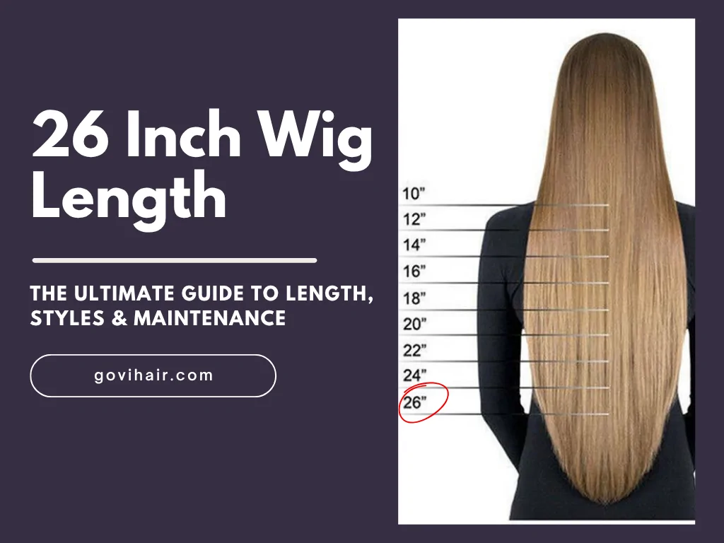 How Long Is 26 Inch Wig Length?