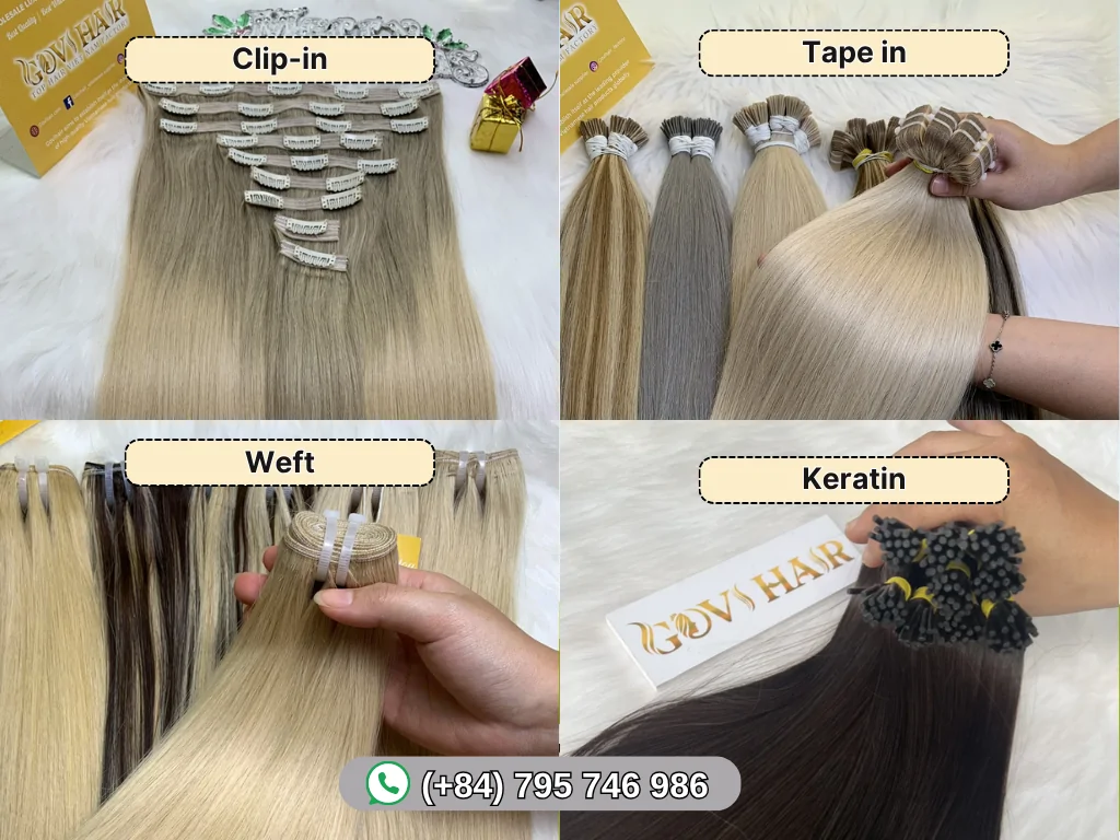 Extension Types Available in 6 Inches