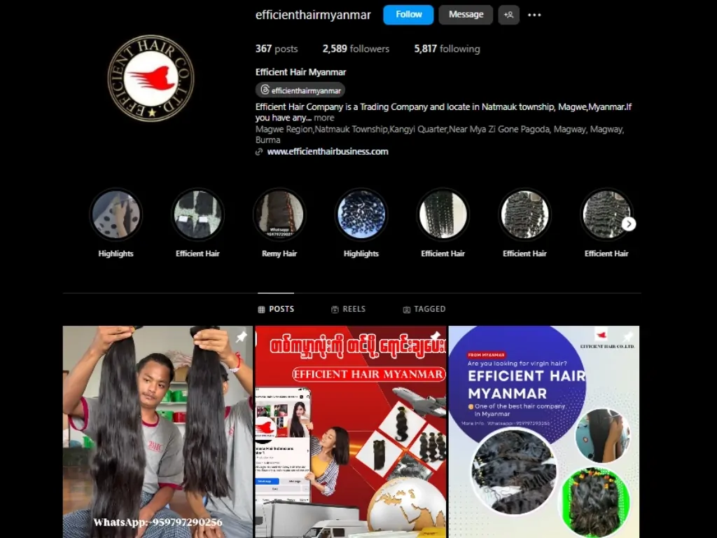 Where to Buy High-Quality Raw Burmese Hair - Efficient Hair Company