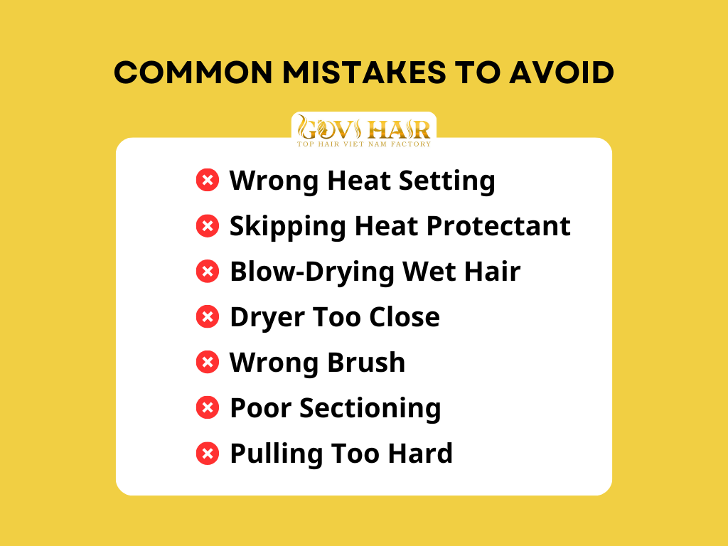 Common Blowout Mistakes to Avoid