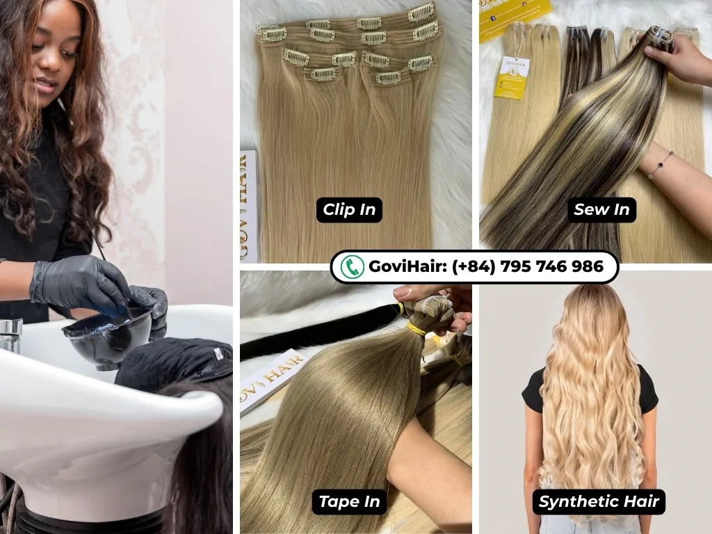 How to Wash Hair Extensions Based on Type
