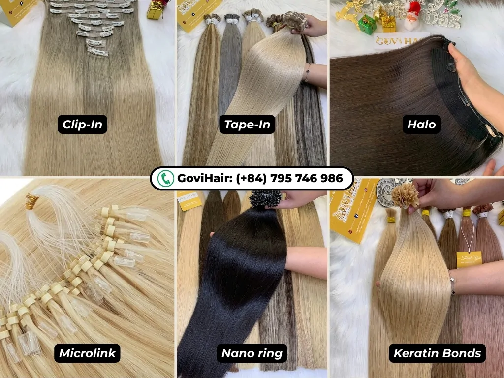 Human Hair vs Synthetic Hair: Common Types of Human Hair Extensions