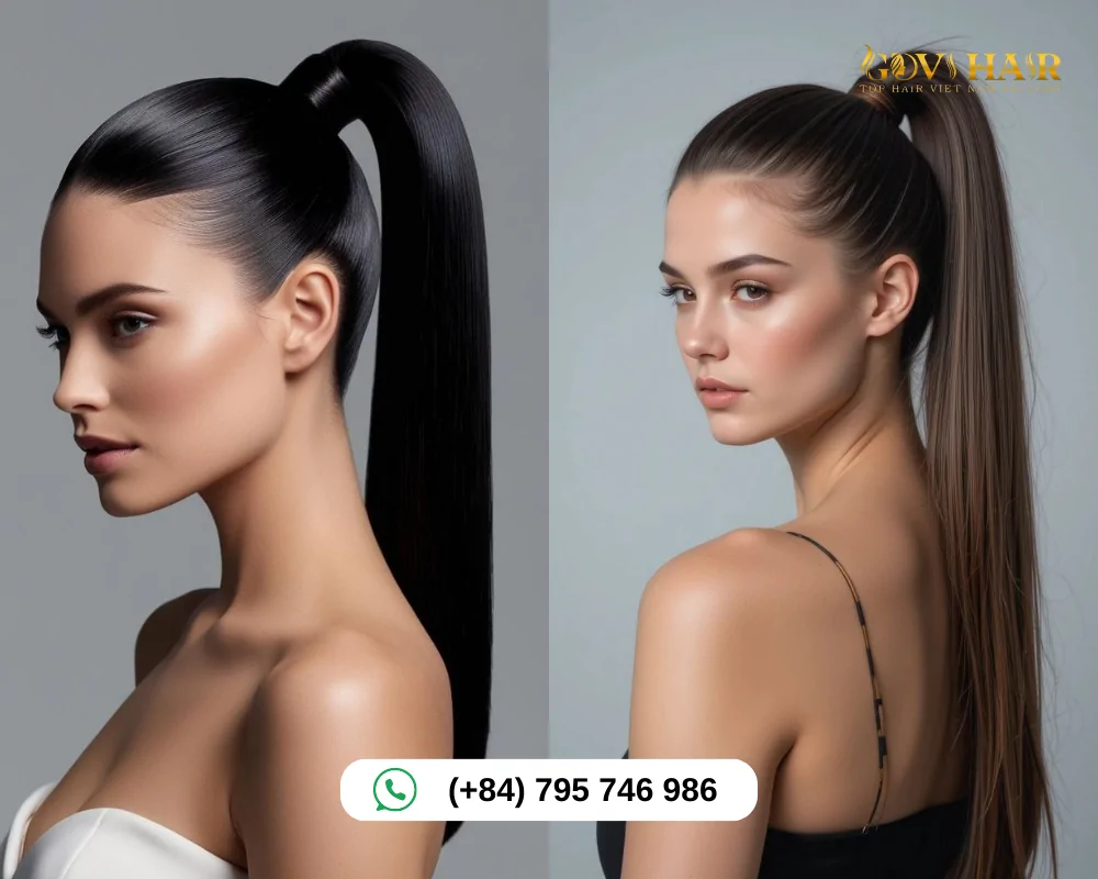15 Types of Ponytails Best for Every Occasion 3 Smooth, sleek high ponytail with a polished, modern look