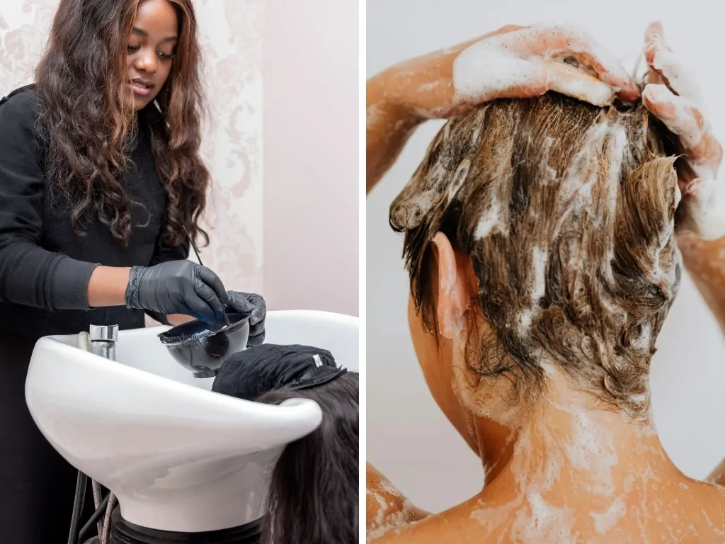Washing natural hair vs hair extensions