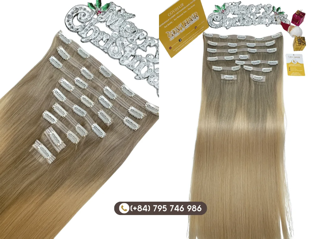 15 inches clip in hair extensions