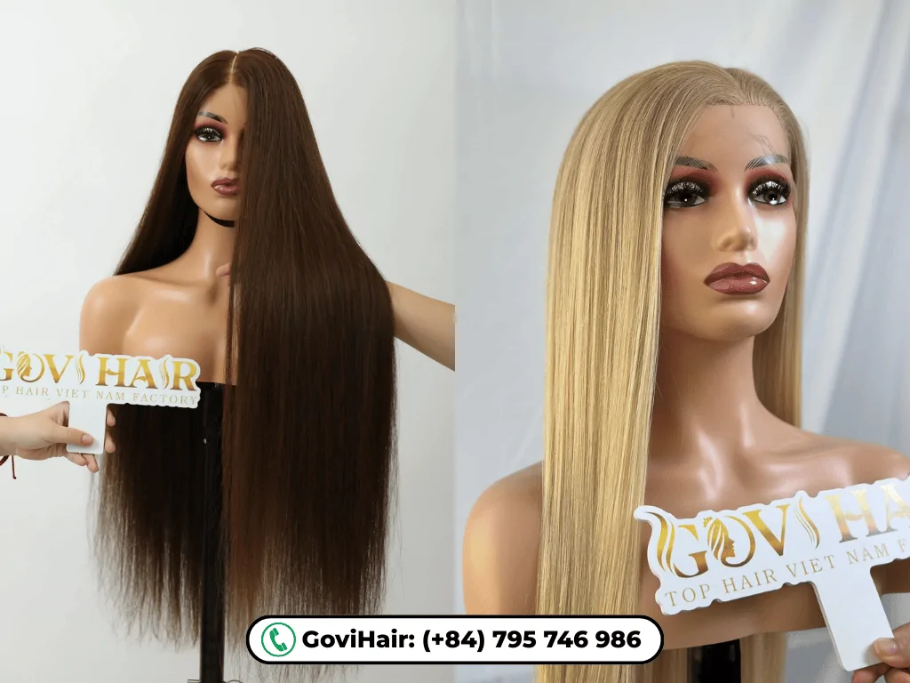 Long human hair wig at Govihair