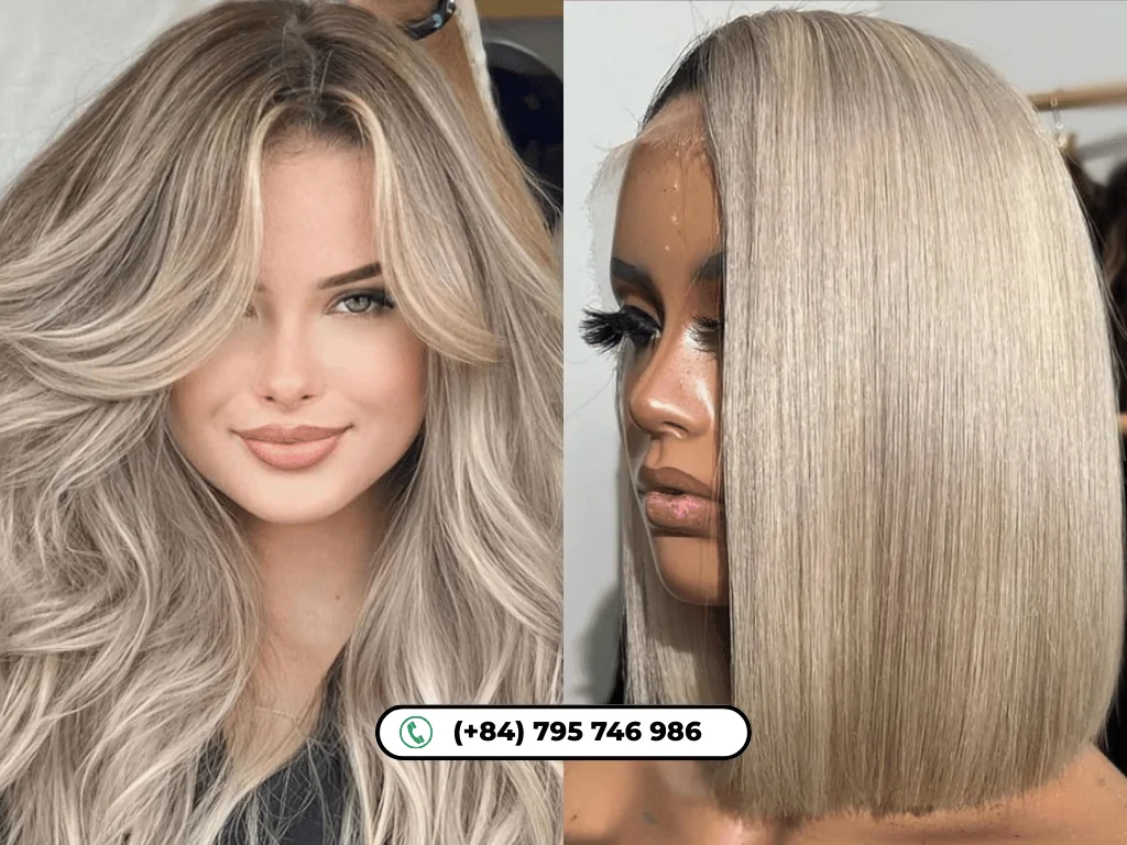 What is ash blonde colour?