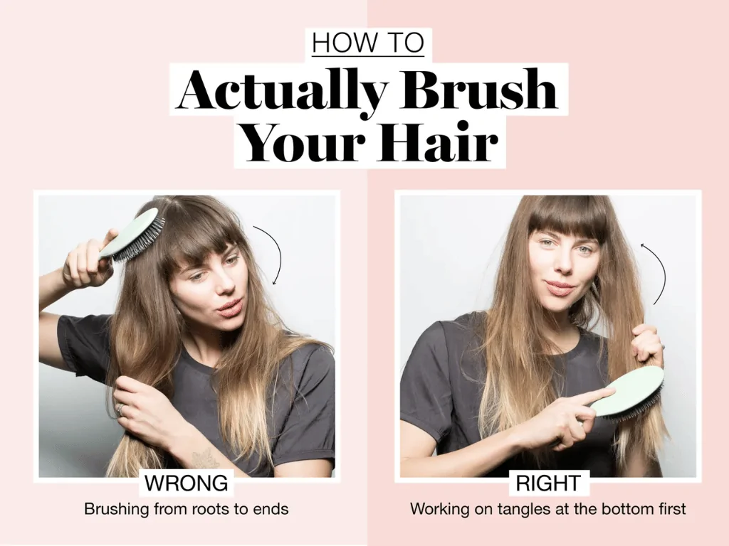 The right tools help distribute natural oils for a silky finish