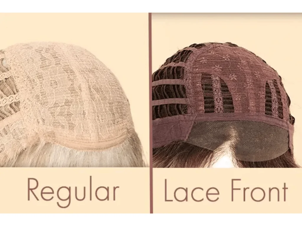 What Is a Lace Frontal Wig? Benefits, Styling, and Care Tips 3 Comparison between lace front wig and regular wig