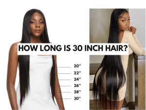 how long is 30 inch hair