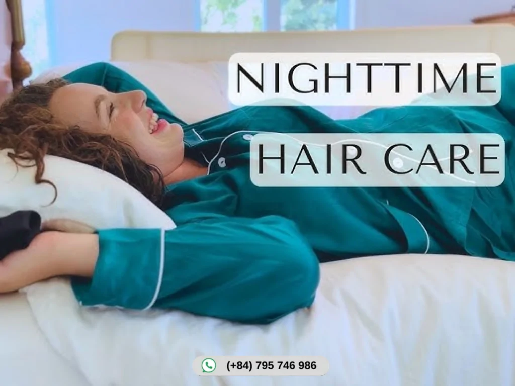 Don’t forget to take care of your hair before bed