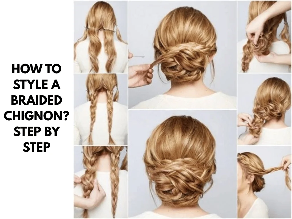 step-by-Step Braided Chignon Tutorial for Beginners at Home
