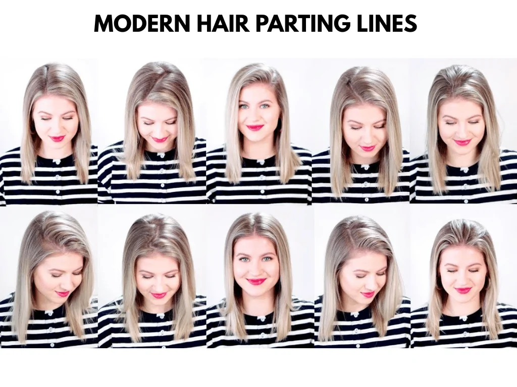How to Part Your Hair Right Way: A Step-by-Step Guide for Perfect Styles 3 Modern hair parting lines