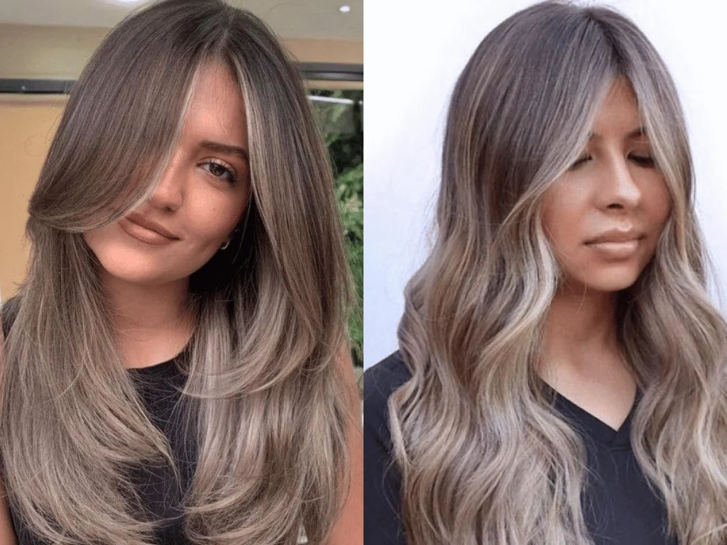 Ash hair color for brown hair