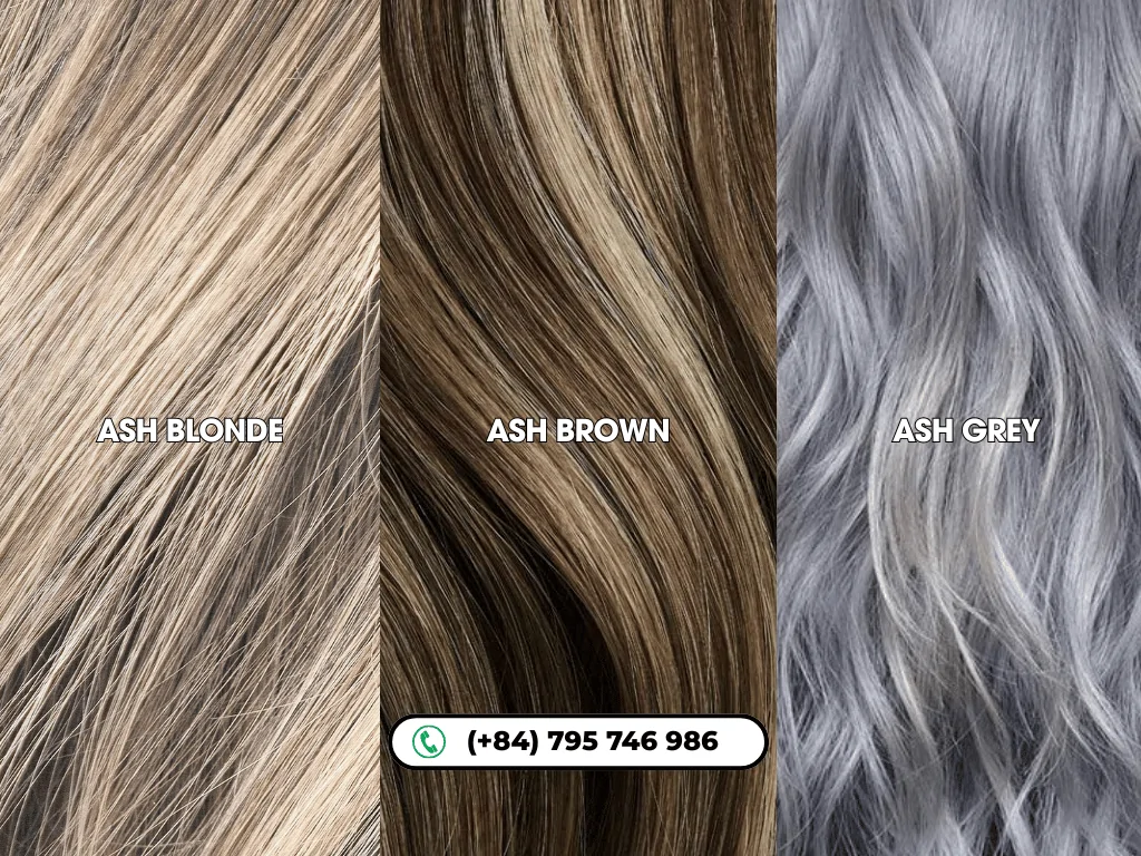 Ash hair color chart