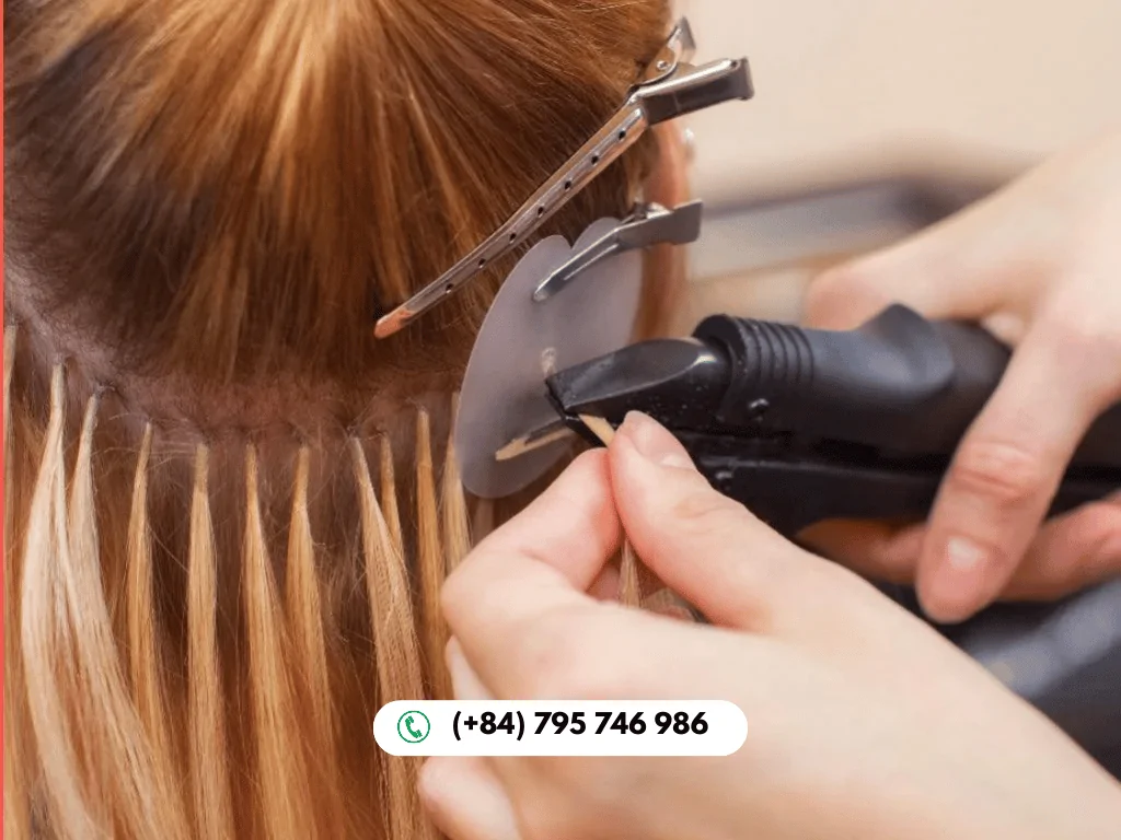 If you want a natural look with minimal visibility, V tips or V light hair extensions are perfect.