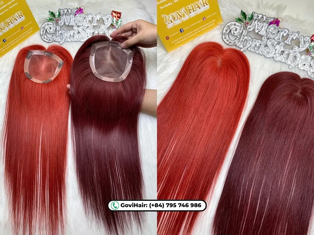 Govihair toppers are made from authentic raw Vietnamese hair