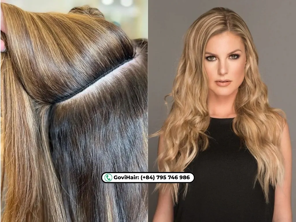 Hand tied wefts are compatible with many hair types and lengths
