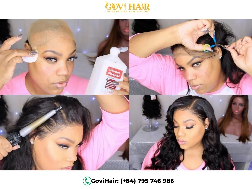How to apply a lace front wig