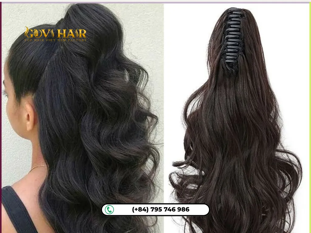 How to blend natural hair with ponytail weave
