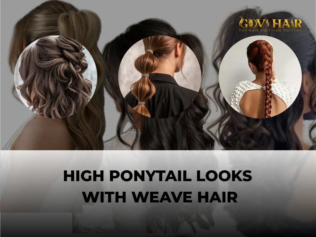 High Ponytail Looks With Weave Hair