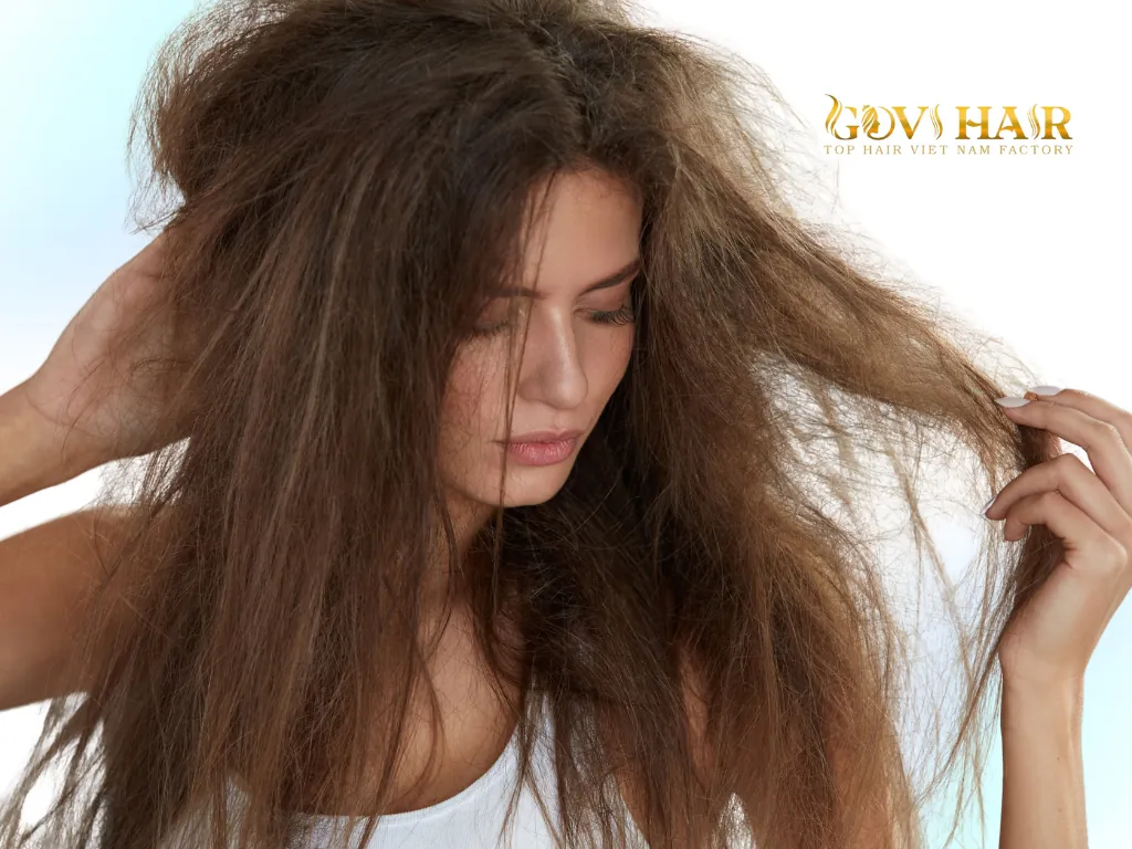 UV rays cause the hair to dry out and become brittle