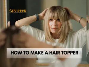 how to make a hair topper