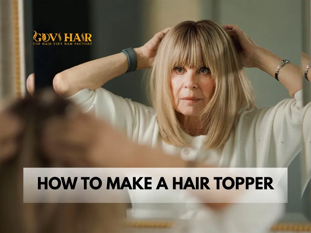 how to make a hair topper