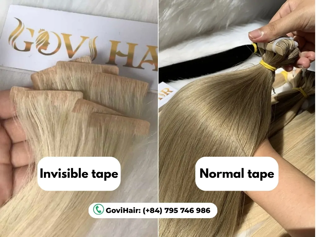 How to Apply Tape in Extensions For Thin Hair: A Complete Guide for a Natural Look 3 Invisible tape vs normal tape