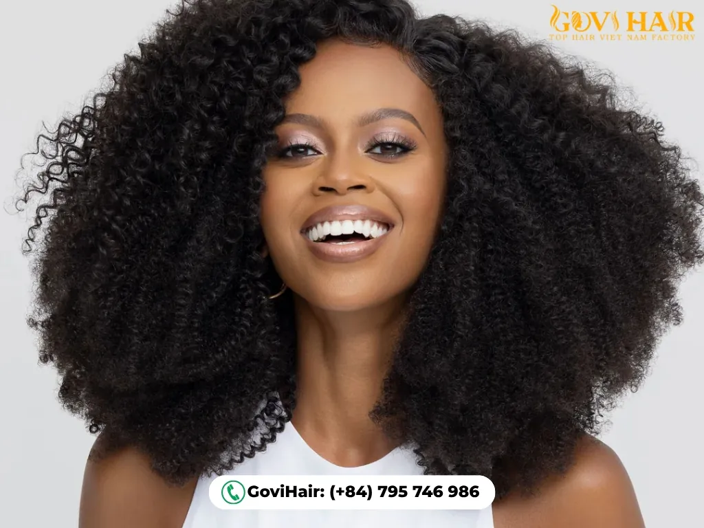 Kinky Curls Weave with tight, small curls