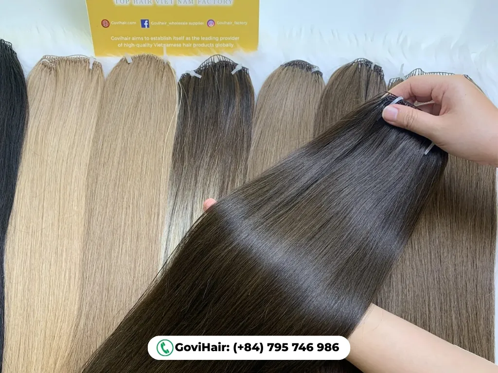 Vietnamese Human Hair: thick, dense, bleach-friendly