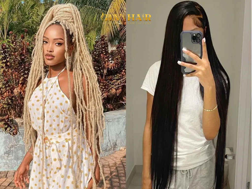 High-quality human 36 inch hair is durable and long-lasting