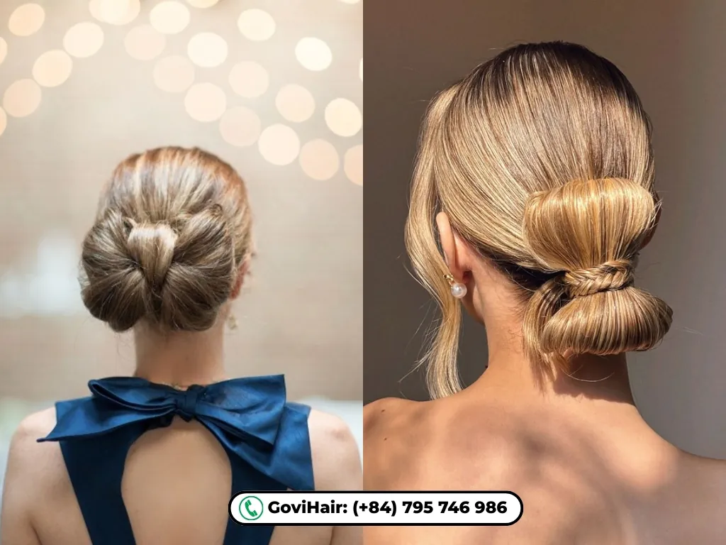 bun styles for short hair​