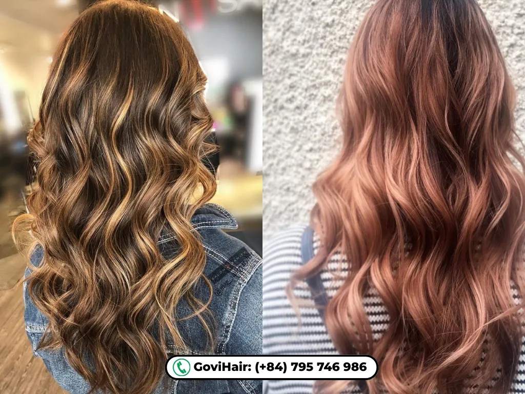 Widen the jawline visually with textured, voluminous beach waves.