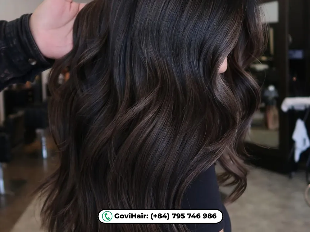 20 Best Hair Colors for Green Eyes: Shades That Make Your Eyes Pop 19 Black-Brown Hair offers the ultimate dramatic definition.