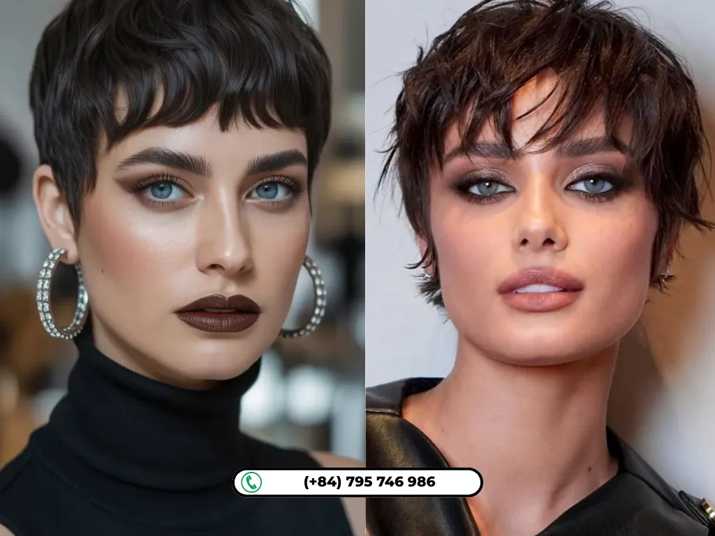 Hairstyles for black hair and blue eyes