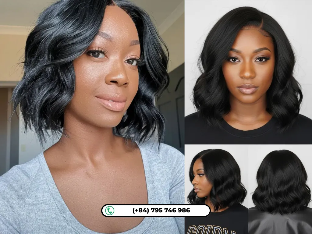 Black short hairstyles with weave