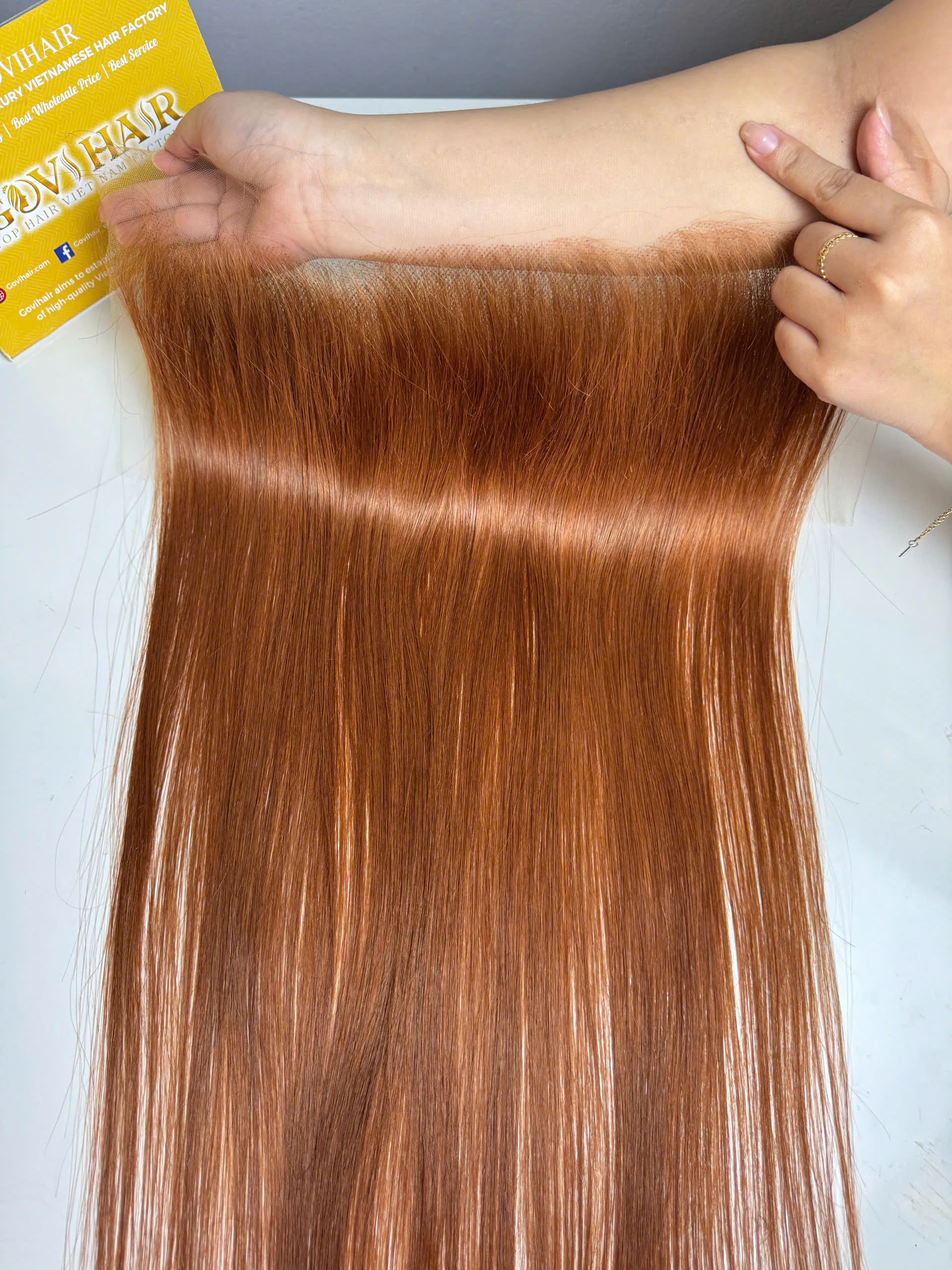 HD Lace Frontal 13×4 Bone Straight 22 Inches Brown Color