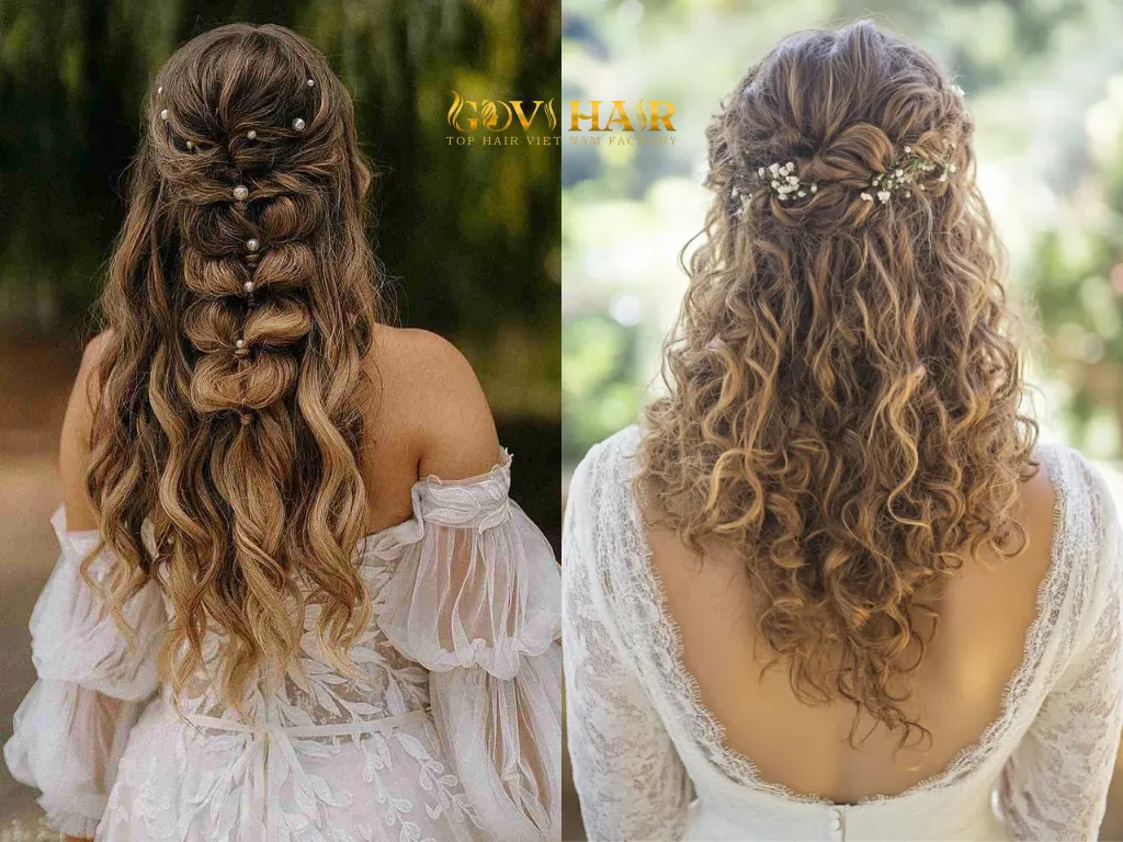 For curly hair, the most effective approach is minimal manipulation