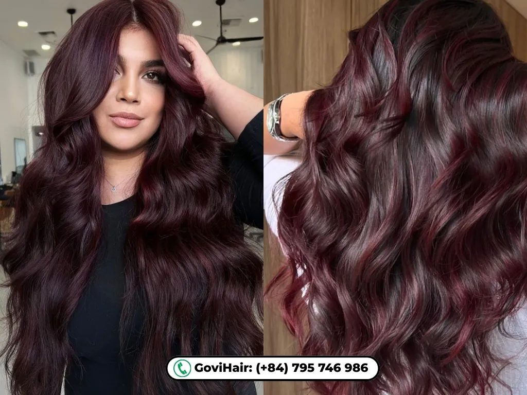 Sweet chocolate swirled with deep Merlot for classic elegance.